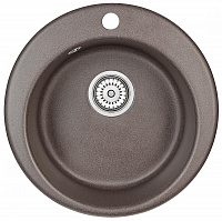 Мойка кухонная Granula  d480, круглая Эспрессо  арт. 4801