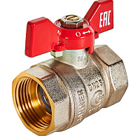 Кран шаровой 1" в/в ручка бабочка Rommer RBV-0003-2110225 Кран шаровой 1" в/в ручка бабочка Rommer RBV-0003-2110225