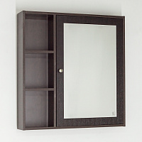 Шкаф зеркальный Кантри 75 венге, Style Line ЛС-00000032