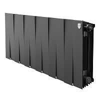 Радиатор биметаллический PianoForte 300мм 12 секций Noir Sable Royal Thermo RTPSS30012