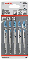 Пилка для лобзика T227D Bosch(2608631030)