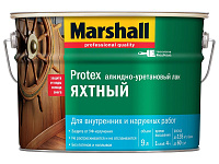 Яхтный лак алкидно-уретановый Marshall Protex Yat Vernik Глянцевый - 9 л
