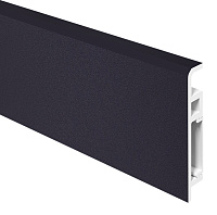 Плинтус Luxe Черный уголь 13*70*2000мм Aberhof