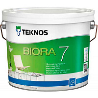 Teknos Biora 7 для стен и потолков белая 9 л