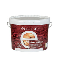 Пропитка для дерева Eurotex Аквалазурь Белая (9кг)