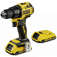 Дрель-шуруповерт аккумуляторная DeWalt DCD 708D2T Li-Ion (бесщеточный) в кейсе 18В 65Нм 2акк*2,0а/ч (DCD708D2T-QW)