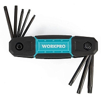 Набор шестигранных ключей складной 8шт WORKPRO WP222030 