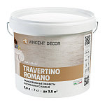 Структурное покрытие Vincent Decor Travertino Romano 7 кг