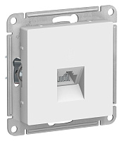 Розетка Atlas Design ATN000183 компьютерная белый RJ45