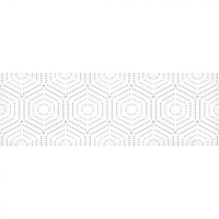 Вставка Парижанка Декор Геометрия белый 20*60 см, LB-CERAMICS 1664-0183