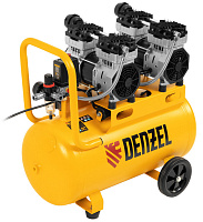 Компрессор безмаслянный малошумный Denzel DLS 1500/50 1.5кВт 260л/мин 58027