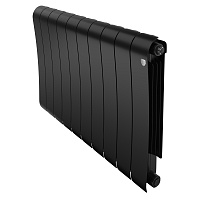 Радиатор биметаллический Infinity 500мм 10 секций Noir Sable Royal Thermo RTINNS50010