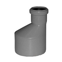 Переход эксцентрич бутылка для канализации 110*50 Atlas Plast