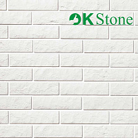 Камень облицовочный "Доломитовая стена" Ok Stone белый Камрок 3.2