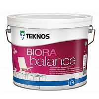 Teknos Biora Balance краска для стен и потолков белая (База PM1) 2.7 л