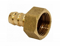 Переходник для шлангов  1/2"*12мм, резьба внутренняя, Lexline