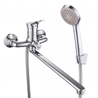 Смеситель для ванной BBI-3021-35L-31 с длинным изливом хром, Lucky Tap Смеситель для ванной BBI-3021-35L-31 с длинным изливом хром, Lucky Tap