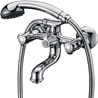 Смеситель для ванной с коротким изливом Zenta Мун (Z0603_R)