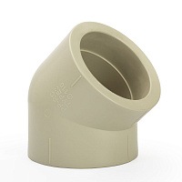Угольник PPR 45*110мм Lammin полипропиленовый серый Lm31034045110G