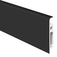 Плинтус Luxe Графит 13*70*2000мм Aberhof 