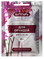 Удобрение водорастворимое для орхидей 20гр Богатырь Lt022567