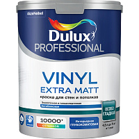 Краска Dulux Professional Vinyl Extra Matt 5685869 глубокоматовая белая база BW (4.5л)