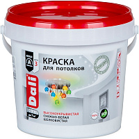 Краска для кирпичных стен и потолков Dali акриловая снежно белая 0.9 л