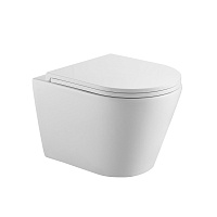 Унитаз подвесной безободковый SHELL MW 480*365*360мм HOLLER D-PM3667-WHITE