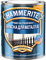 Грунт-эмаль 3 в 1 по ржавчине Hammerite Желтая (0.75л)