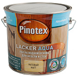 Лак на водной основе для мебели и стен PINOTEX LACKER AQUA10 матовый