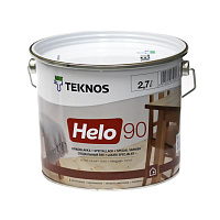Лак TEKNOS Helo 90 Бесцветный глянцевый - 2.7 л