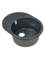 Мойка врезная PRO ROUND SA-R580L SANTREK AQUA 313567 графит-309