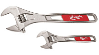 Ключ разводной набор 2 штуки  6"/150мм 10"/250мм Milwaukee 48227400