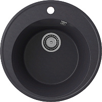 Мойка для кухни Ulgran Quartz Nora 485-08 кварцевая круглая D48,5см космос