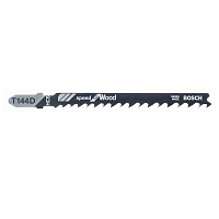 Пилка для лобзика T144D (2штуки) HCS Speed for Wood 5-50мм дерево, ДВП, ДСП Bosch 2608667404