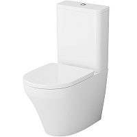 Унитаз-компакт AM.PM Inspire C508607WH универсальный выпуск с сиденьем C507854WH с микролифтом белый глянец