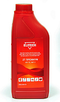 Масло для 2-х тактного двигателя Elitech 1.0л  2Т Премиум полусинт (2002.000100)