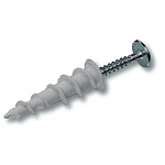 Дюбель для гипсокартона пластиковый KEW Drill Screw TP12 6 штук 61630