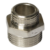 Ниппель-переходник наружный/наружный, никель, D3/8*1/4", VALTEC VT580