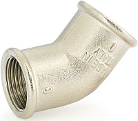 Угол 45° резьба внутренняя 1/2" никелированный Uni-Fitt 641N2200