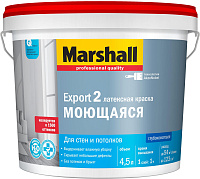 Marshall Export 2 краска для стен и потолков белая (База BW) 4.5 л