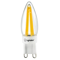 Лампа энергосберегающая LED 5W=40W 280LM 360G 220V C35 G9 3000K LightStar 940472