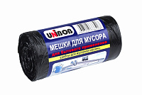 Мешки для мусора Unibob ПВД 240л 30мкм,90*130см черный,10шт/рул 70919