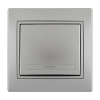Выключатель LEZARD MIRA 701-1010-100  1-клавишный