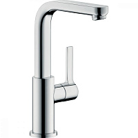 Смеситель HANSGROHE Metris S 31161000 для раковины с высоким поворотным изливом хром