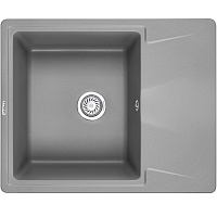 Мойка кухонная Granula GR-6201 прямоугольная 62*50см с универсальным крылом алюминиум