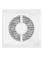Вентилятор d150 накладной SLIM  DICITI с обратным клапаном ЭРА SLIM 6C