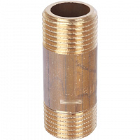 Удлинитель наружная резьба латунь 1/2"*50мм STOUT SFT-0062-001250
