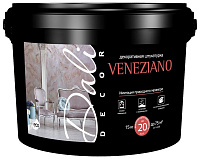 Штукатурка декоративная мраморная Dali-Decor Veneziano белый 15 кг