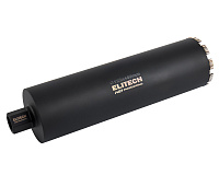 Коронка алмазная для дрели алмазного сверления Elitech HD ф122*450 1 1/4"внутр, с охл. (1110.012100)